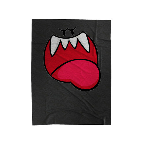 Boo Face Ghost Super Mario Velveteen Blanket