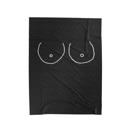 Boobies Velveteen Blanket