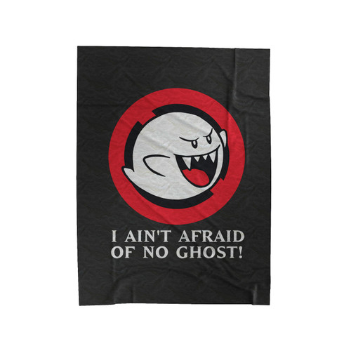 Boobuster I Aint Afraid Of No Ghost Velveteen Blanket