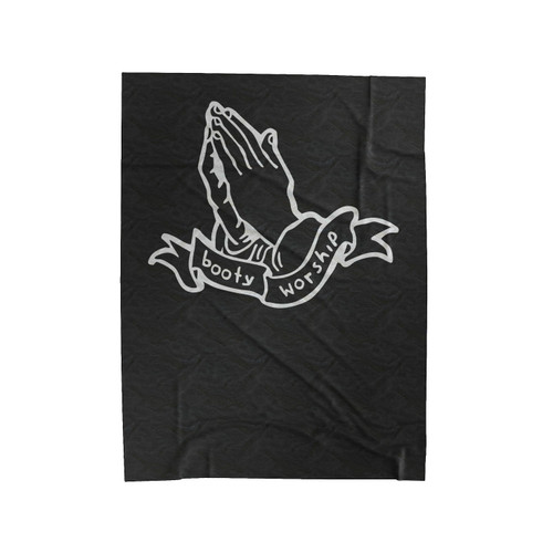 Booty Worship Ass Worship With Prayer Hands Velveteen Blanket