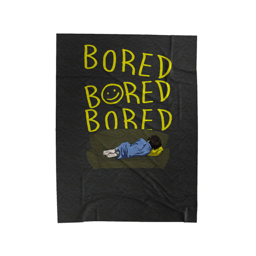 Bored Sherlock Holmes Sociopath Psychopath Smiley Detective Velveteen Blanket
