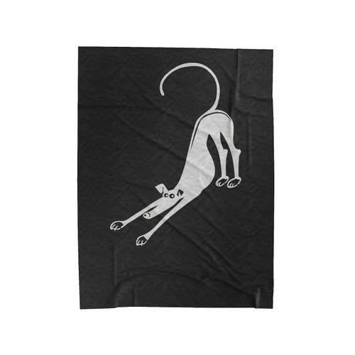 Bowdown Hound Velveteen Blanket
