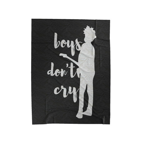 Boys Don't Cry The Cure Inspired Velveteen Blanket