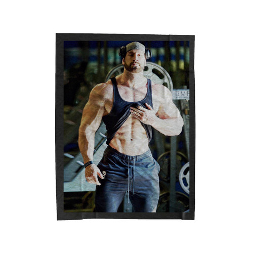 Bradley Martyn Body Building Men Velveteen Blanket