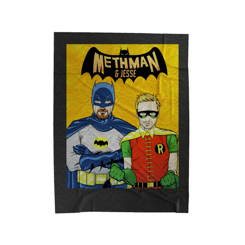 Breaking Batman Gotham City Velveteen Blanket