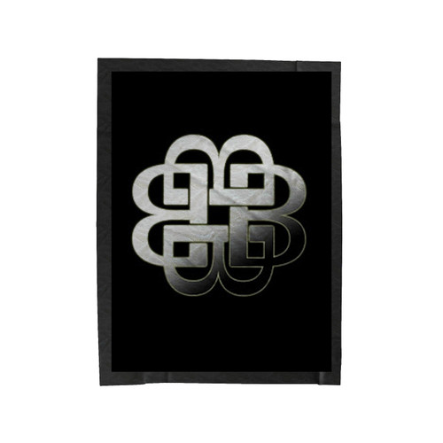 Breaking Benjamin Logo Black White Velveteen Blanket