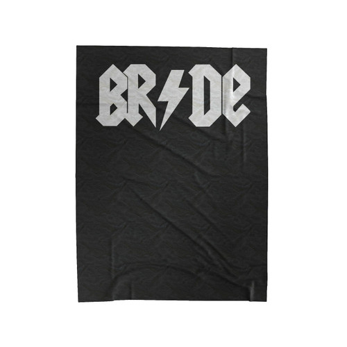 Bride Acdc Bridesmaid Bridal Velveteen Blanket