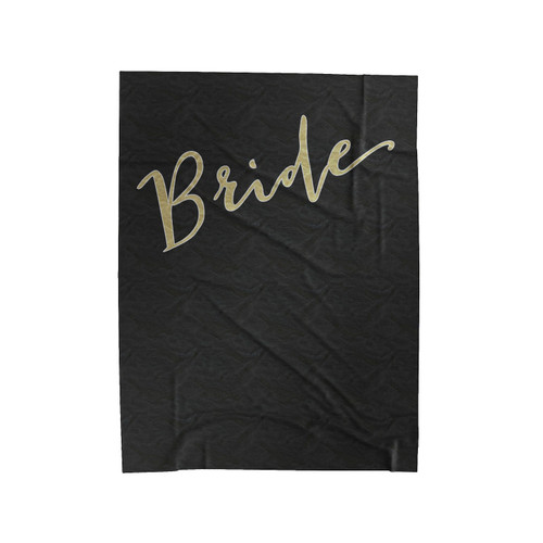 Bride Tribe Bridesmaid Barchelorette Bridal Party Velveteen Blanket