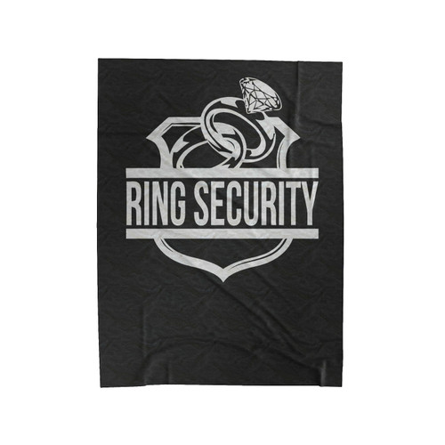 Brides Ring Security Velveteen Blanket