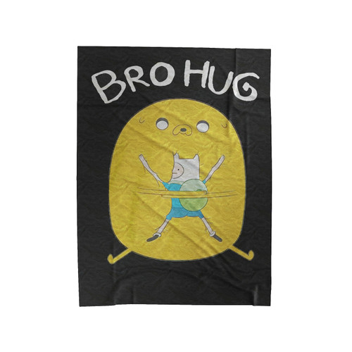 Bro Hug Finn And Jake Velveteen Blanket