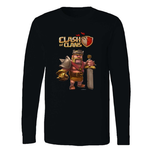 This classic fit clash of clans king long sleeve shirt is casually elegant and very comfortable. With fine quality print to make one stand out, it's a perfect fit for every occasion.