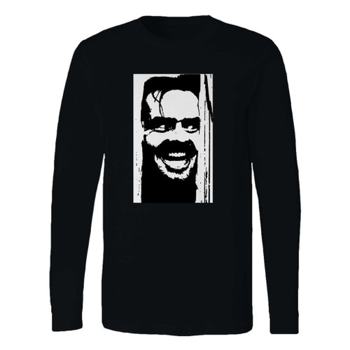 This classic fit classic horror movie the shining jack nicholson long sleeve shirt is casually elegant and very comfortable. With fine quality print to make one stand out, it's a perfect fit for every occasion.