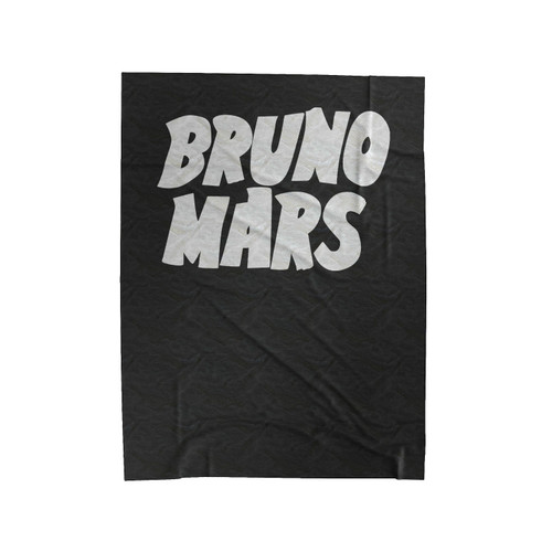 Bruno Mars Graphic Typo Velveteen Blanket