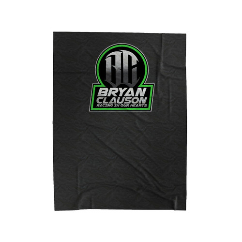 Bryan Clauson Racing In Our Hearts Velveteen Blanket