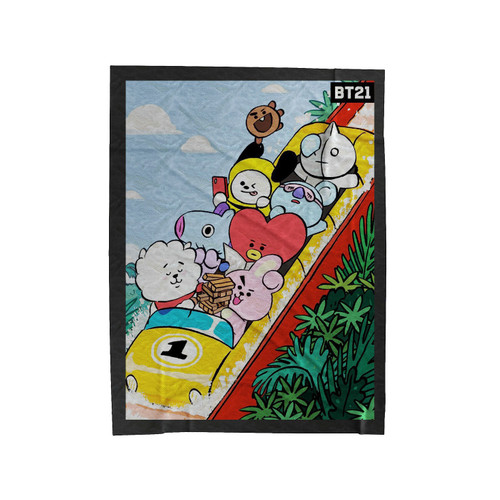 Bt21 On Kakao Velveteen Blanket
