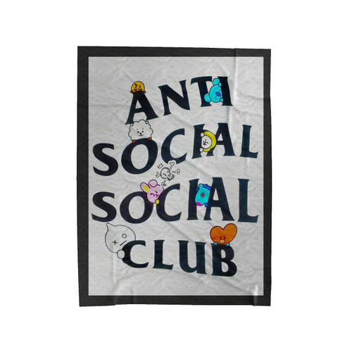 Bt21 X Anti Social Social Club Velveteen Blanket