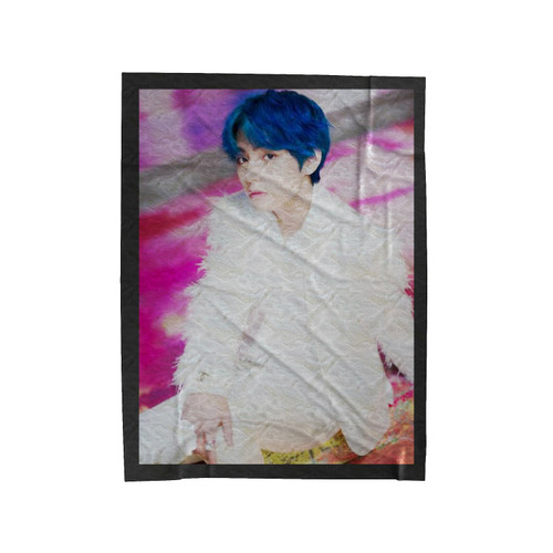 Bts Boy With Luv Mv V Kim Taehyung Velveteen Blanket
