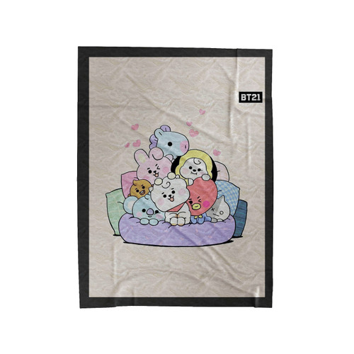 Bts Bt21 Kpop Velveteen Blanket