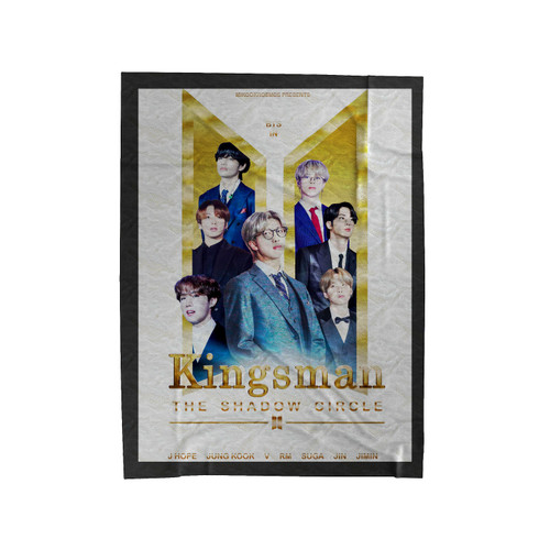 Bts Kingsman The Shadow Circle Velveteen Blanket