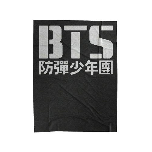 Bts Kpop Bangtan Boys Logo Velveteen Blanket