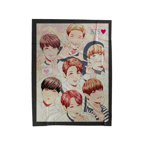 Bts Love Army Velveteen Blanket