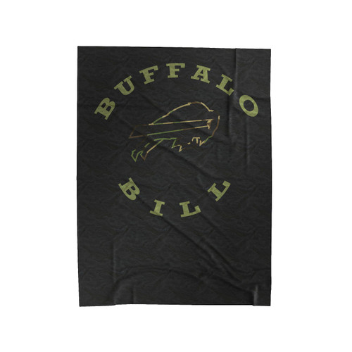 Buffalo Bills Camo Logo Velveteen Blanket