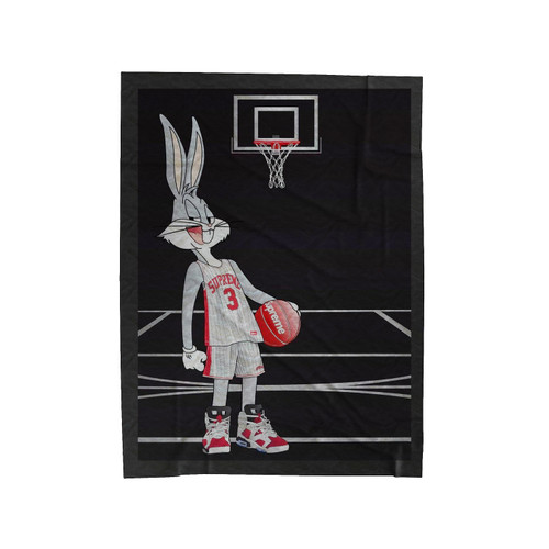 Bunny Supremation Velveteen Blanket