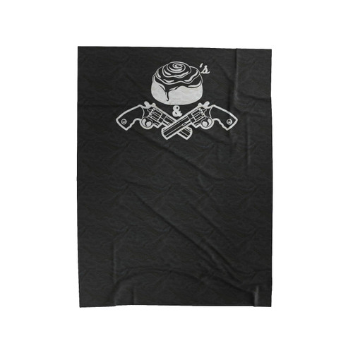 Buns And Guns Workout Funny Workout Gym Velveteen Blanket