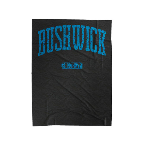 Bushwick Brooklyn New York City Velveteen Blanket