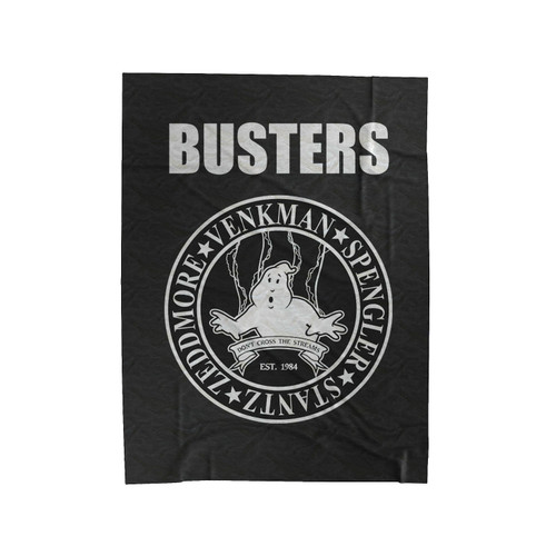 Buster Dont Cross The Streams Velveteen Blanket