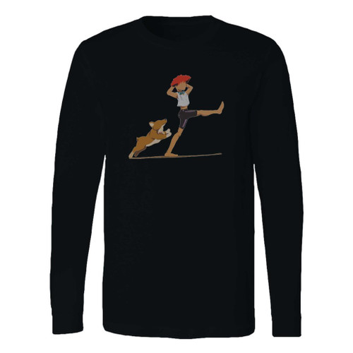 This classic fit cowboy bebop edward and ein long sleeve shirt is casually elegant and very comfortable. With fine quality print to make one stand out, it's a perfect fit for every occasion.