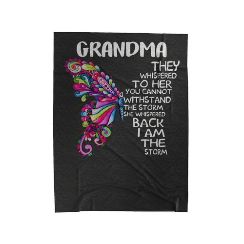 Butterfly Grandma They Whispered To Her Velveteen Blanket