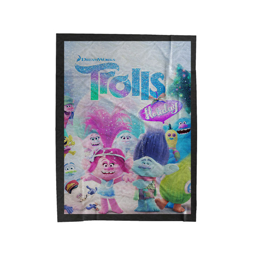 Buy Trolls Holiday Velveteen Blanket