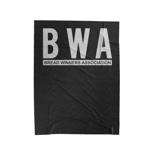 Bwa Bread Winners Association Crew Neck Velveteen Blanket