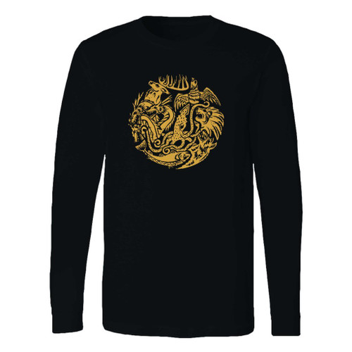 This classic fit crossed sigils 3 long sleeve shirt is casually elegant and very comfortable. With fine quality print to make one stand out, it's a perfect fit for every occasion.