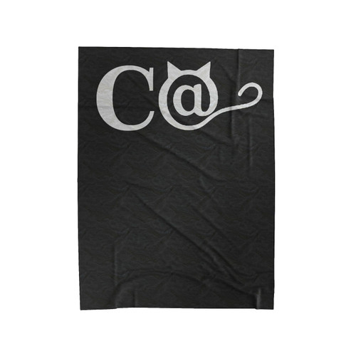 C@ Cat Lovers Velveteen Blanket