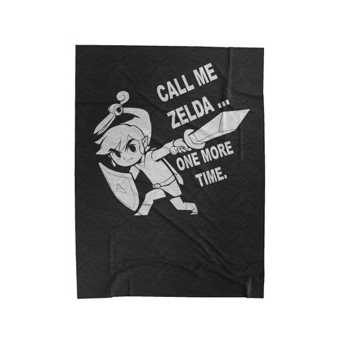 Call Me Zelda One More Time Velveteen Blanket