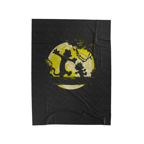 Calvin And Hobbes No Worries Velveteen Blanket