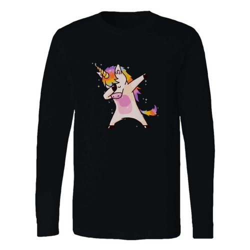 This classic fit dabbing unicorn long sleeve shirt is casually elegant and very comfortable. With fine quality print to make one stand out, it's a perfect fit for every occasion.