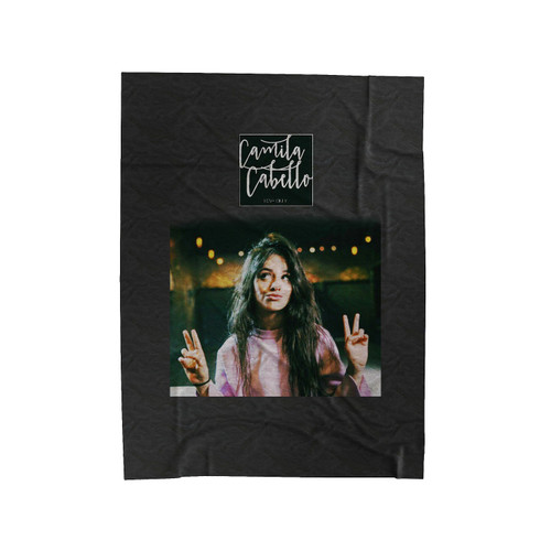 Camila Cabello Peace Velveteen Blanket
