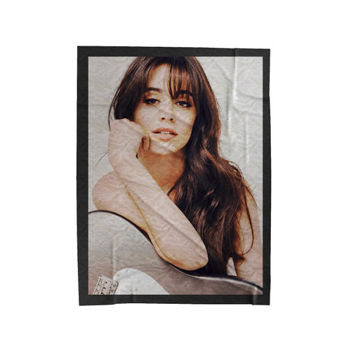 Camila Cabello Sexy Guitar Velveteen Blanket