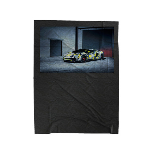 Camo Lambo Velveteen Blanket
