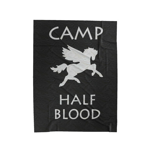Camp Half Blood Inspired Chb Percy Jackson Velveteen Blanket