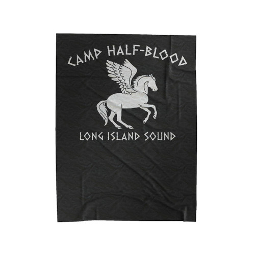 Camp Half Blood Long Island Sound Velveteen Blanket