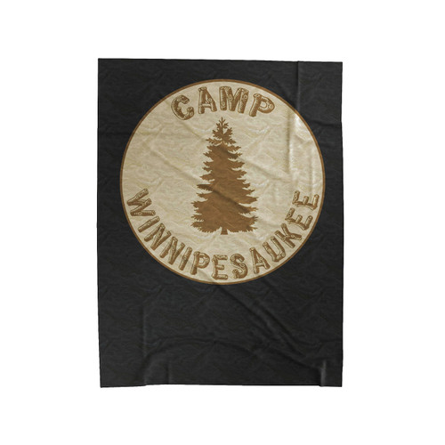 Camp Winnipesaukee Velveteen Blanket