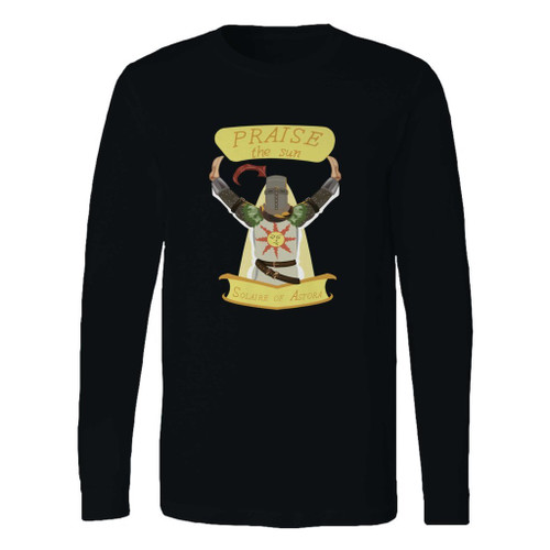 This classic fit dark souls 3 praise the sun long sleeve shirt is casually elegant and very comfortable. With fine quality print to make one stand out, it's a perfect fit for every occasion.