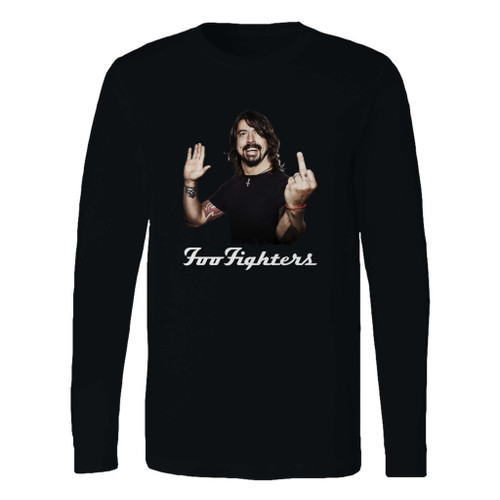 This classic fit dave grohl finger long sleeve shirt is casually elegant and very comfortable. With fine quality print to make one stand out, it's a perfect fit for every occasion.