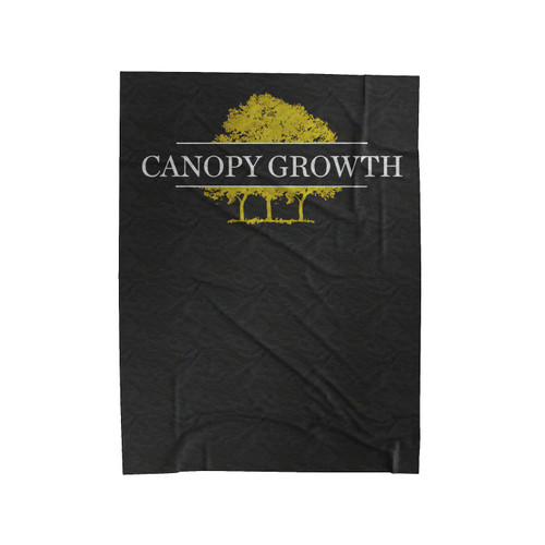 Canopy Growth Corp Canadian Cannabis Stocks Velveteen Blanket
