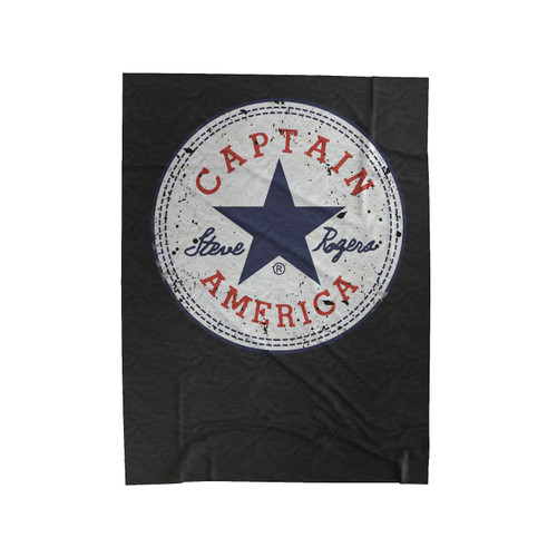 Captain America All Stars Velveteen Blanket