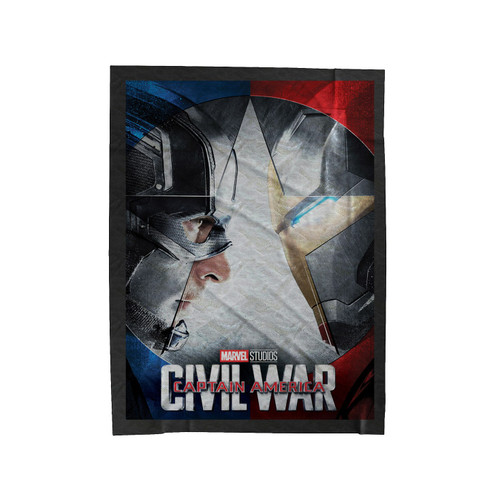Captain America Civil War 1 Velveteen Blanket